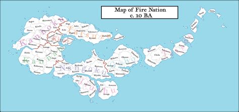 avatar fire nation map.